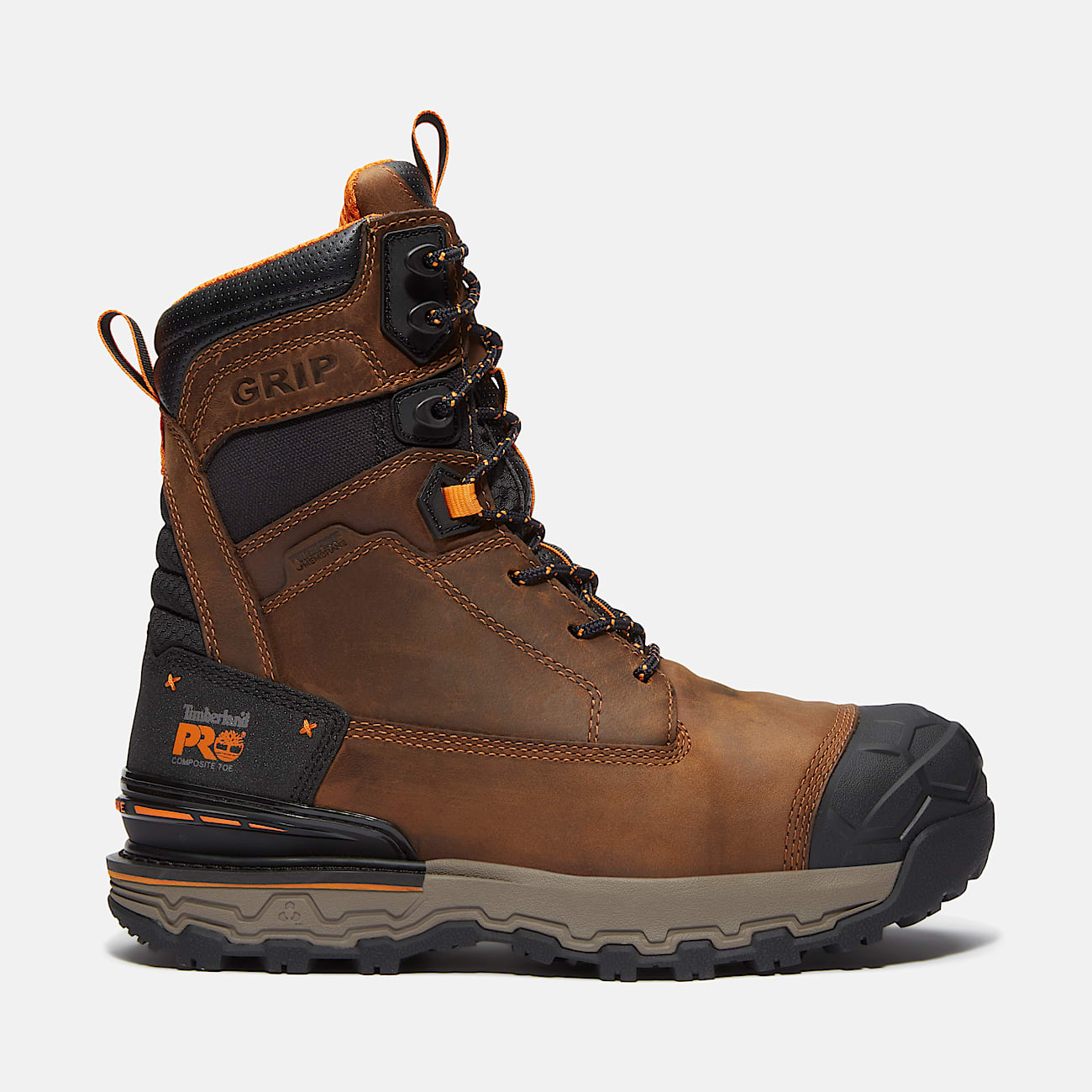 Men's Boondock Ultralight 8" Composite Toe Waterproof Insulated Work Boot - 1