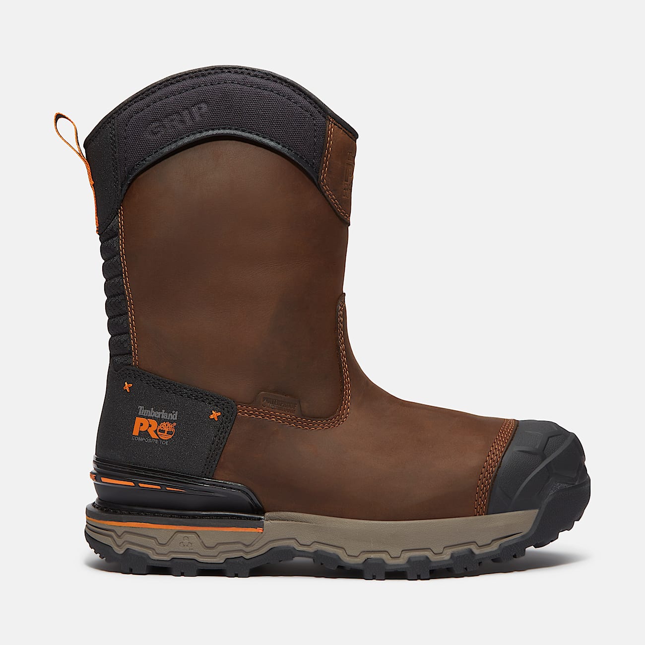 Men's Boondock Ultralight Pull-On Composite Waterproof Work Boot - 1