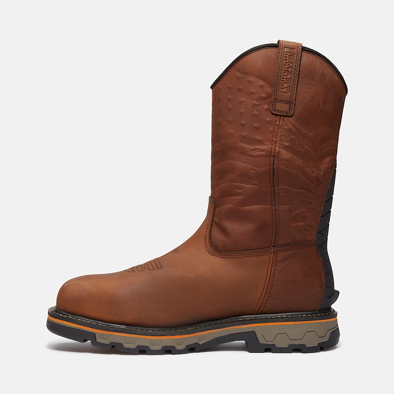 Men's True Grit USA Pull-On Composite Toe Waterproof Work Boot - 6