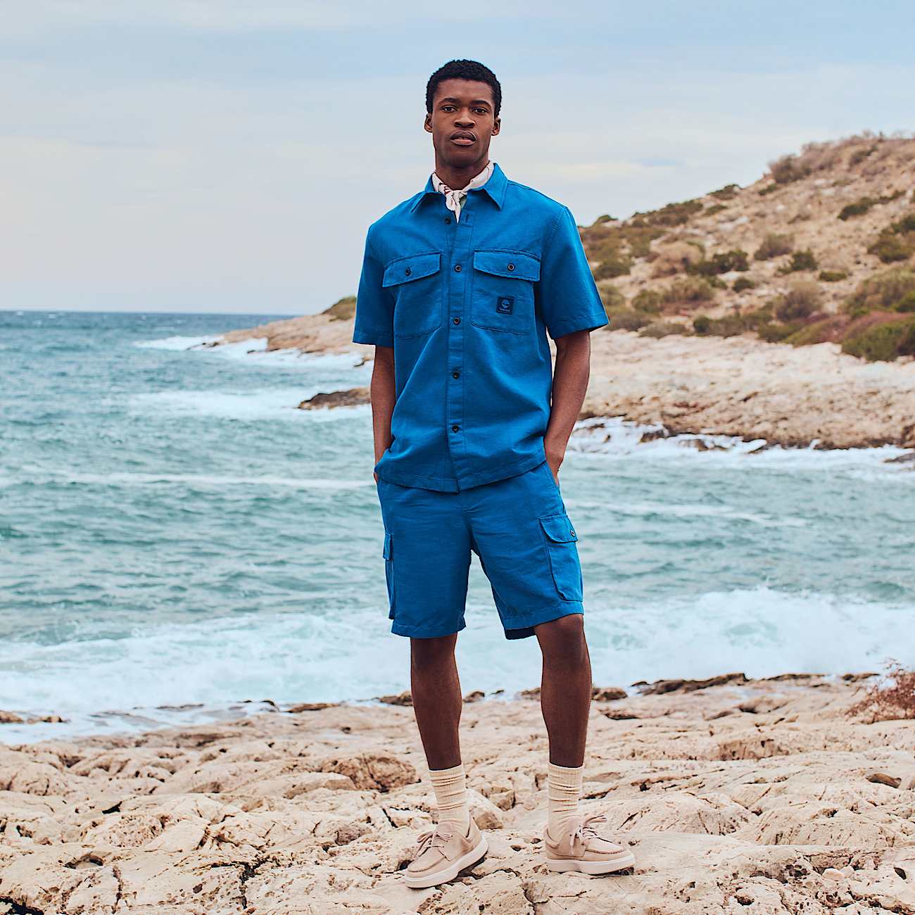 Men's Cotton Linen Utility Short - 2
