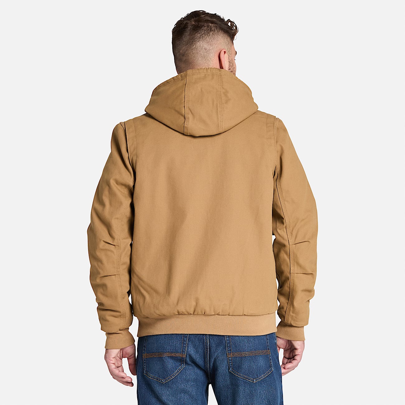 Men's Timberland PRO® Gritman Fleece-Lined Hooded Canvas Jacket - 7