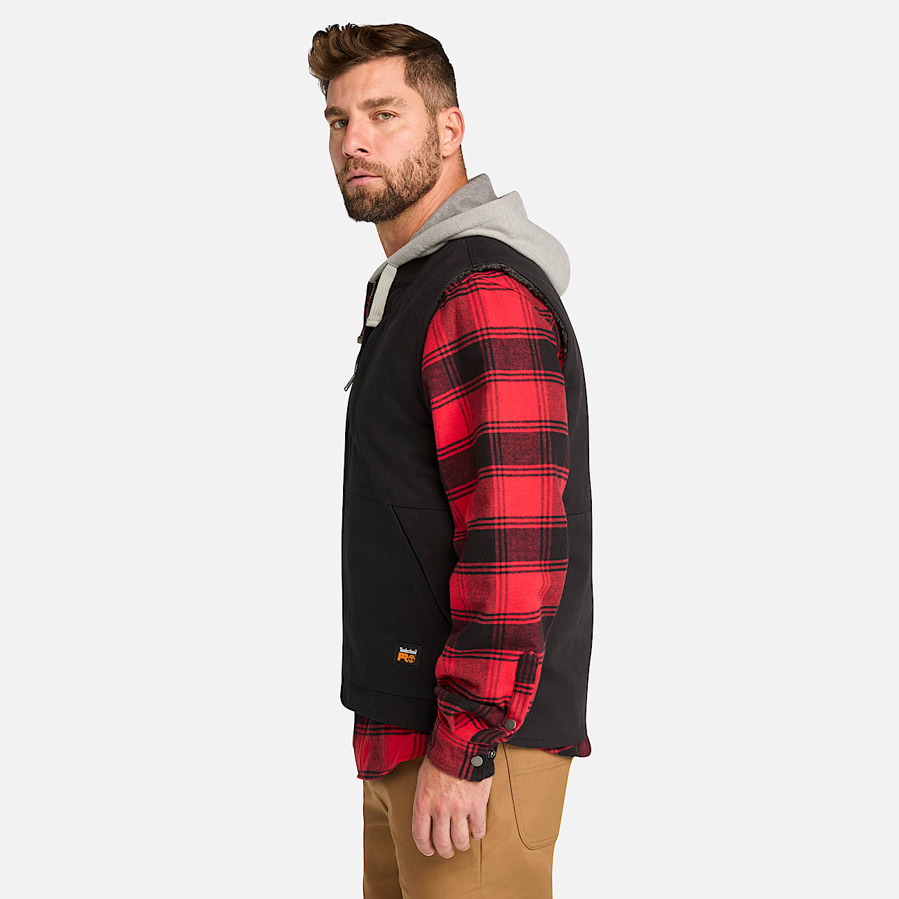 Men's Timberland PRO® Gritman Fleece-Lined Canvas Vest - 6