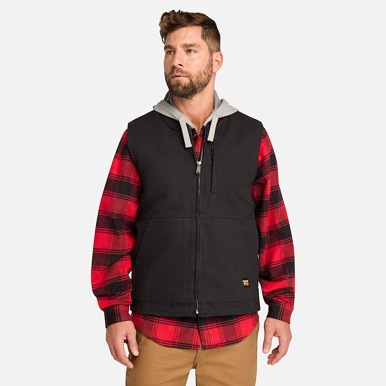 Men's Timberland PRO® Gritman Fleece-Lined Canvas Vest - 1