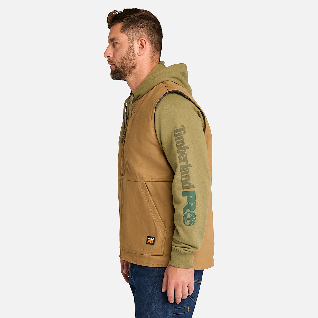 Men's Timberland PRO® Gritman Fleece-Lined Canvas Vest - 5
