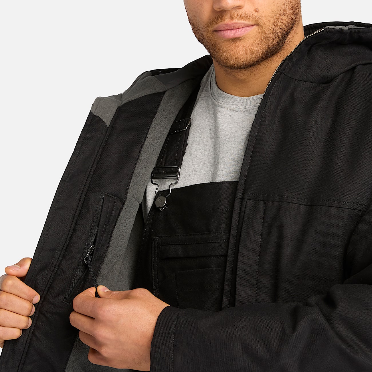 Men's Timberland PRO® GritFlex Canvas Hooded Jacket - 4