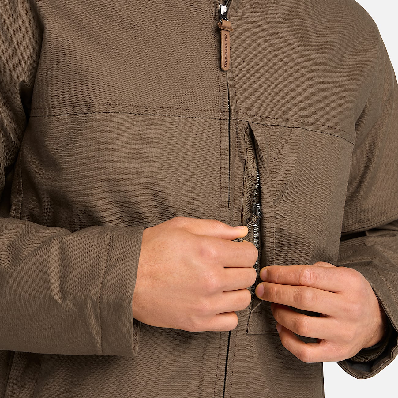 Men's Timberland PRO® GritFlex Canvas Hooded Jacket - 3
