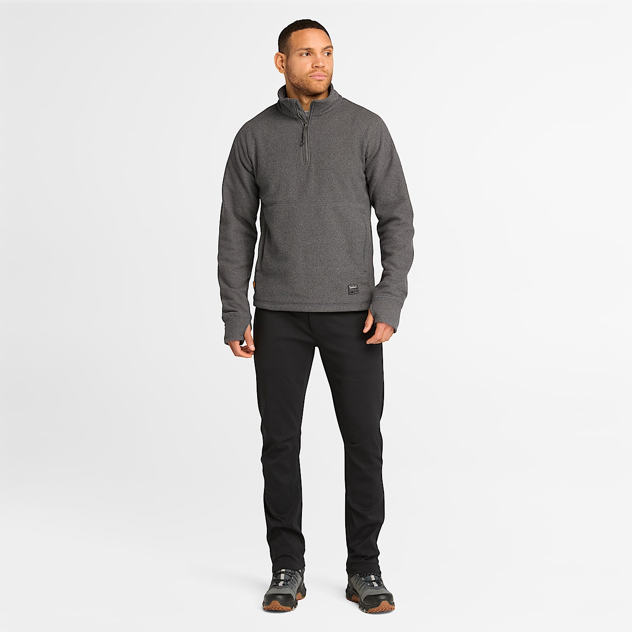Men's Timberland PRO® Irvine 1/4-Zip Waffle Fleece Jacket - 2