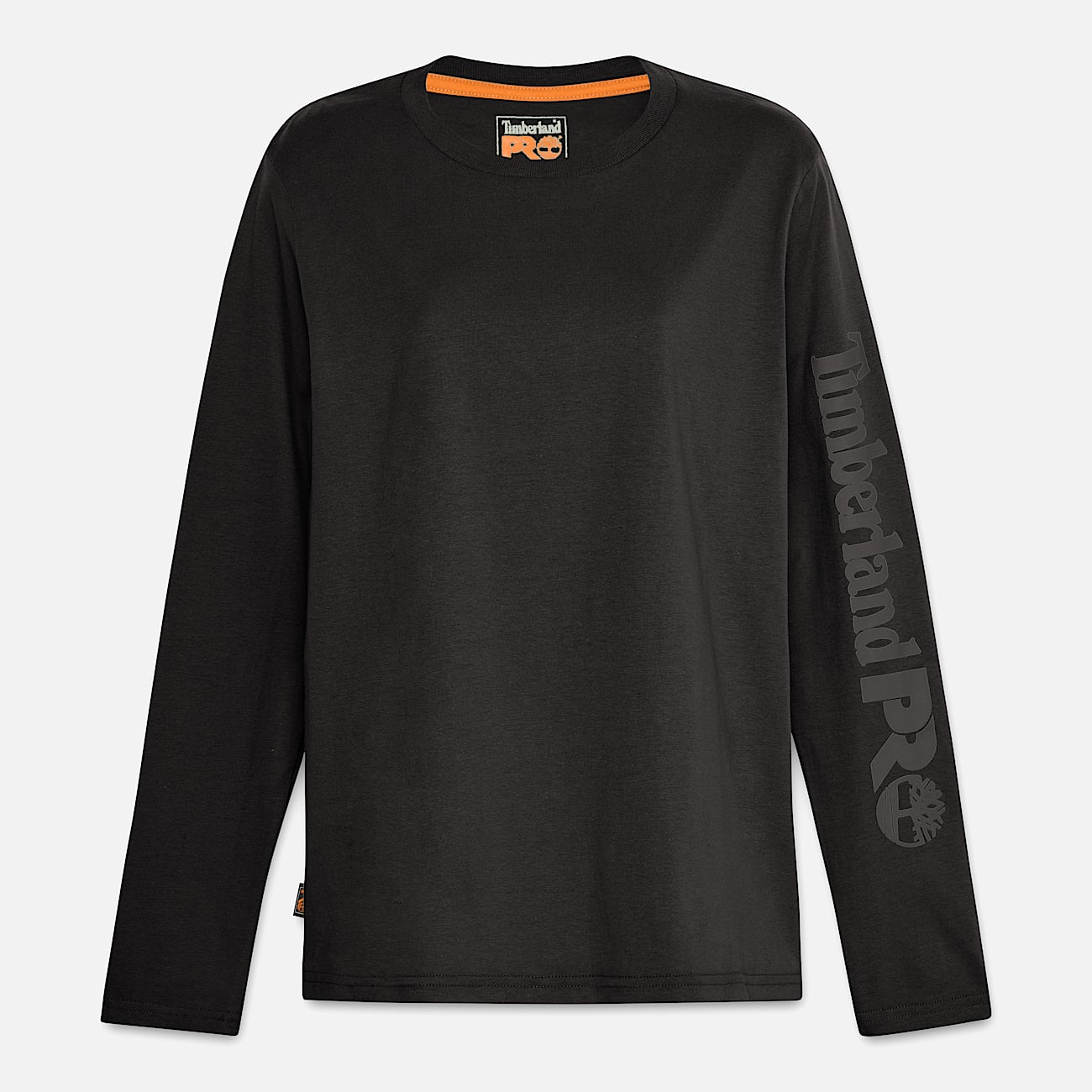 【Timberland】 ★ Graphic Long Sleeve ★ Black Timberland Men's Black Graphic Long Sleeve Crew T-Shirt - S