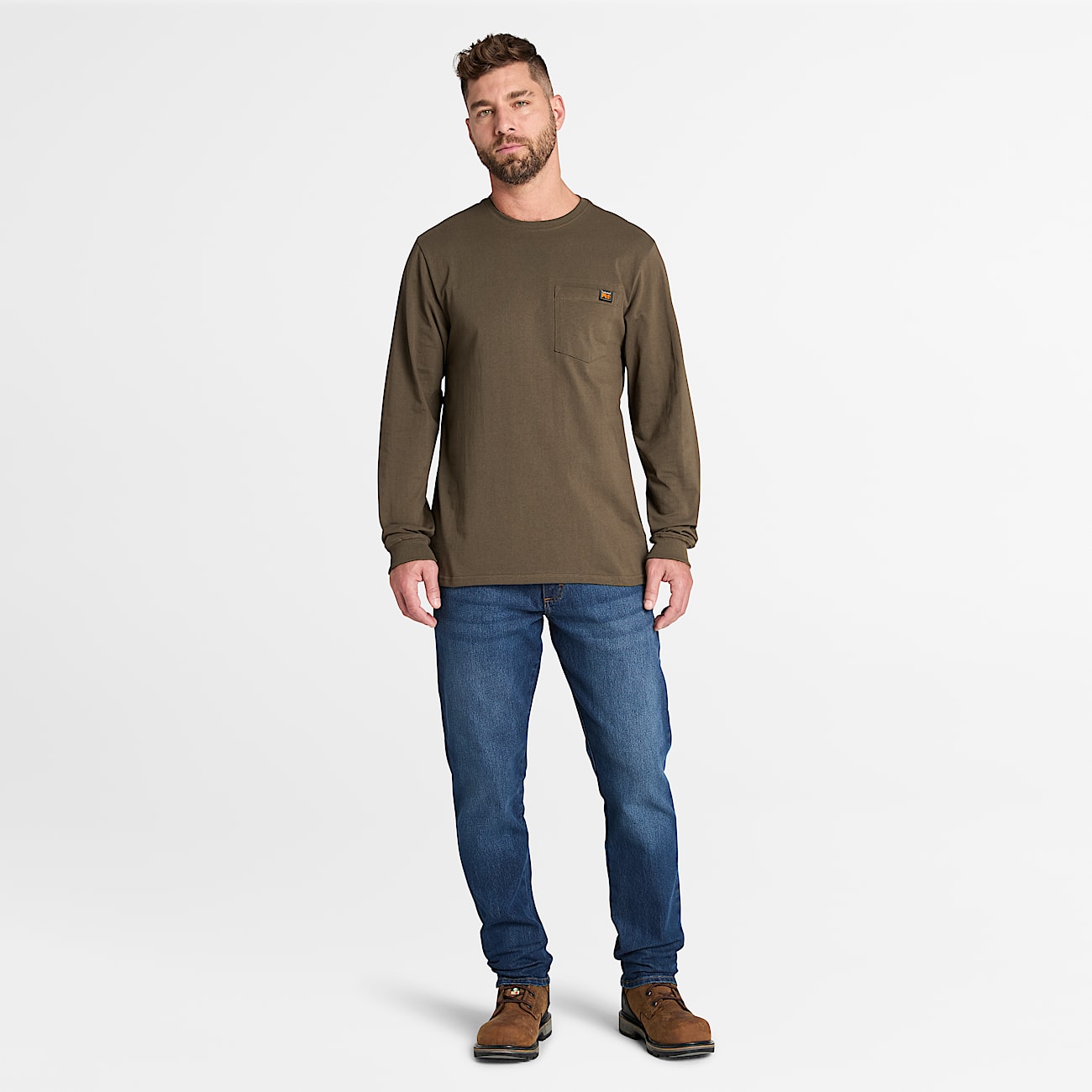 Men's Timberland PRO® Core Pocket Long-Sleeve T-Shirt - 2