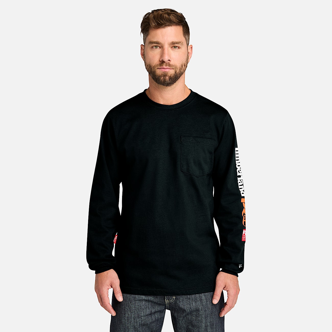 Men's Timberland PRO® Cotton Core Flame-Resistant Long-Sleeve T-Shirt - 1