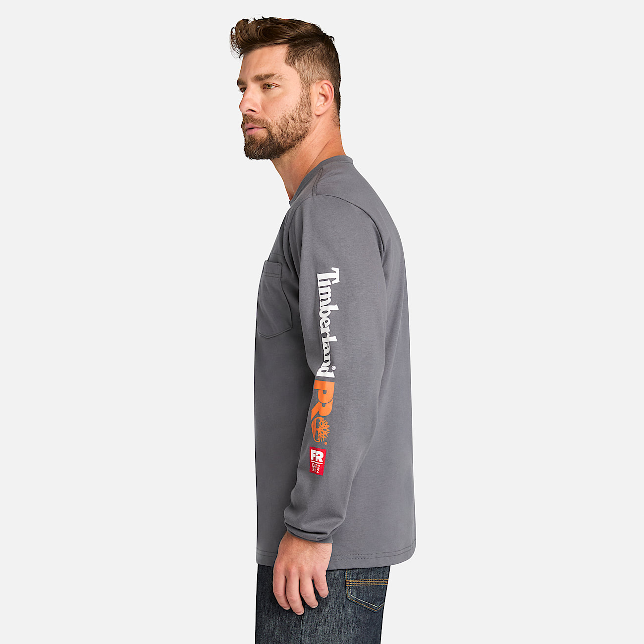 Men's Timberland PRO® Cotton Core Flame-Resistant Long-Sleeve T-Shirt - 5