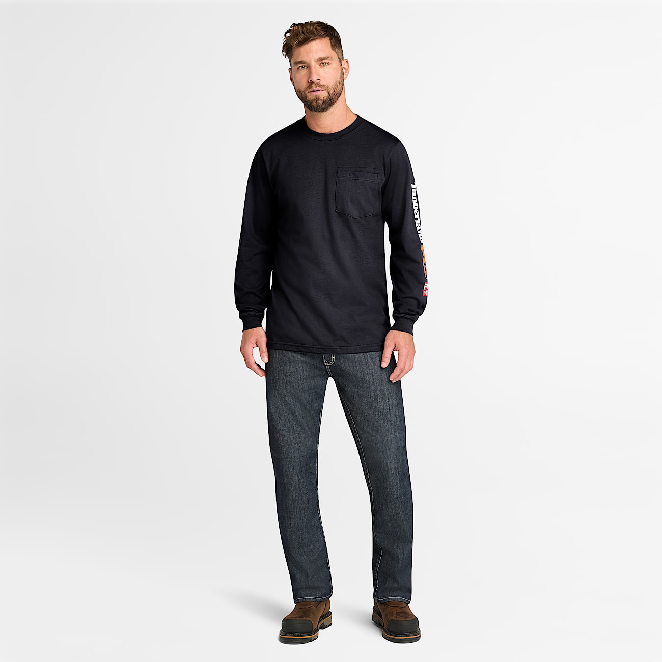 Men's Timberland PRO® Cotton Core Flame-Resistant Long-Sleeve T-Shirt - 2