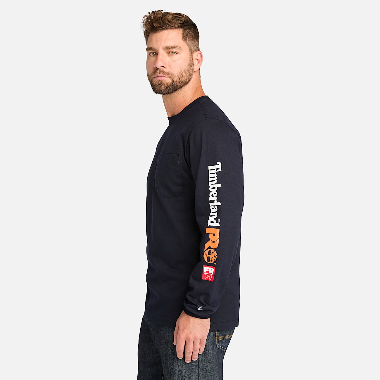 Men's Timberland PRO® Cotton Core Flame-Resistant Long-Sleeve T-Shirt - 5