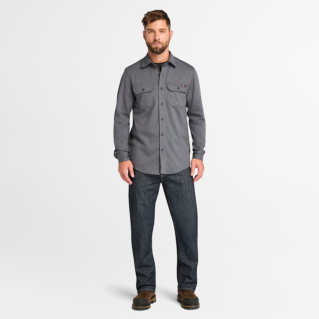 Men's Timberland PRO® Cotton Core Flame-Resistant Shirt - 2