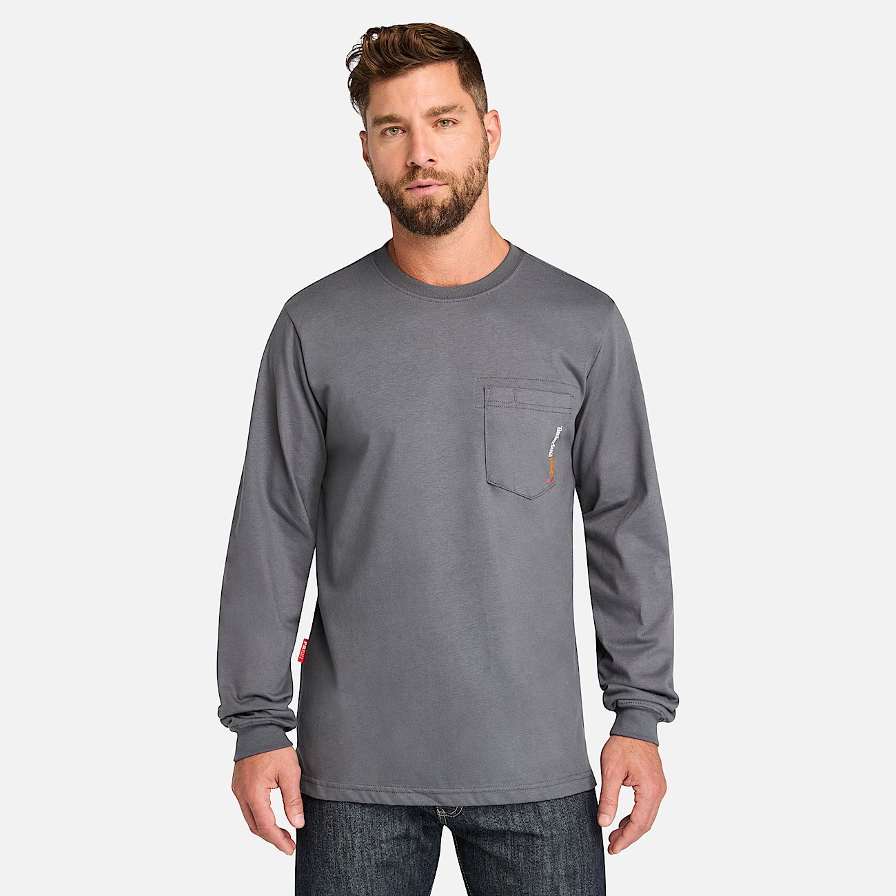 Men's Timberland PRO® Cotton Core Flame-Resistant Long-Sleeve T-Shirt - 1