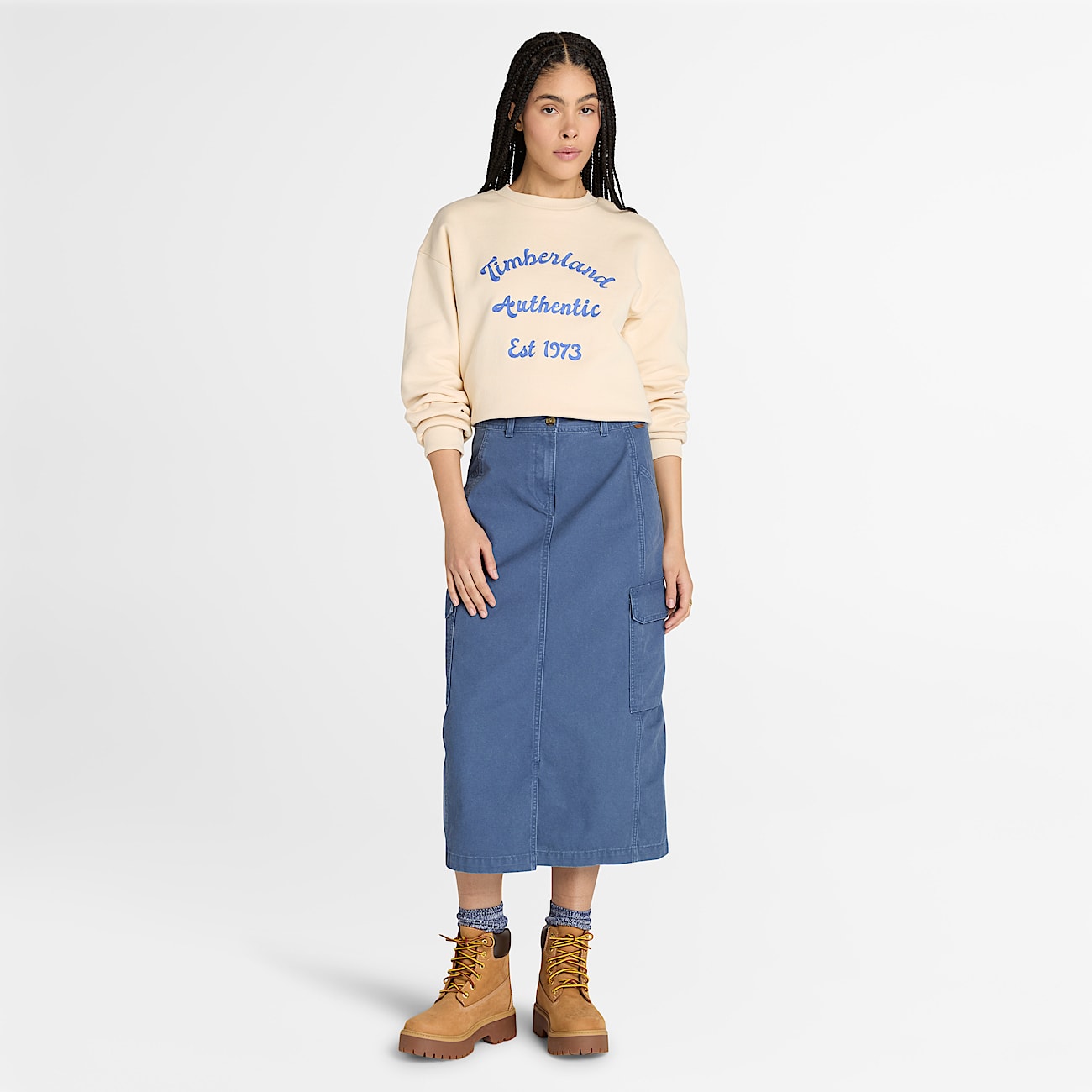 Women's Brushed Back Crewneck Sweatshirt - 2