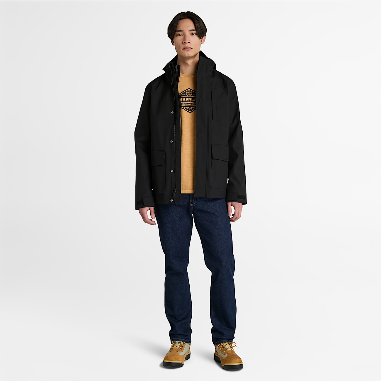 Men's Water-Resistant 3-in-1 Hooded Jacket - 2