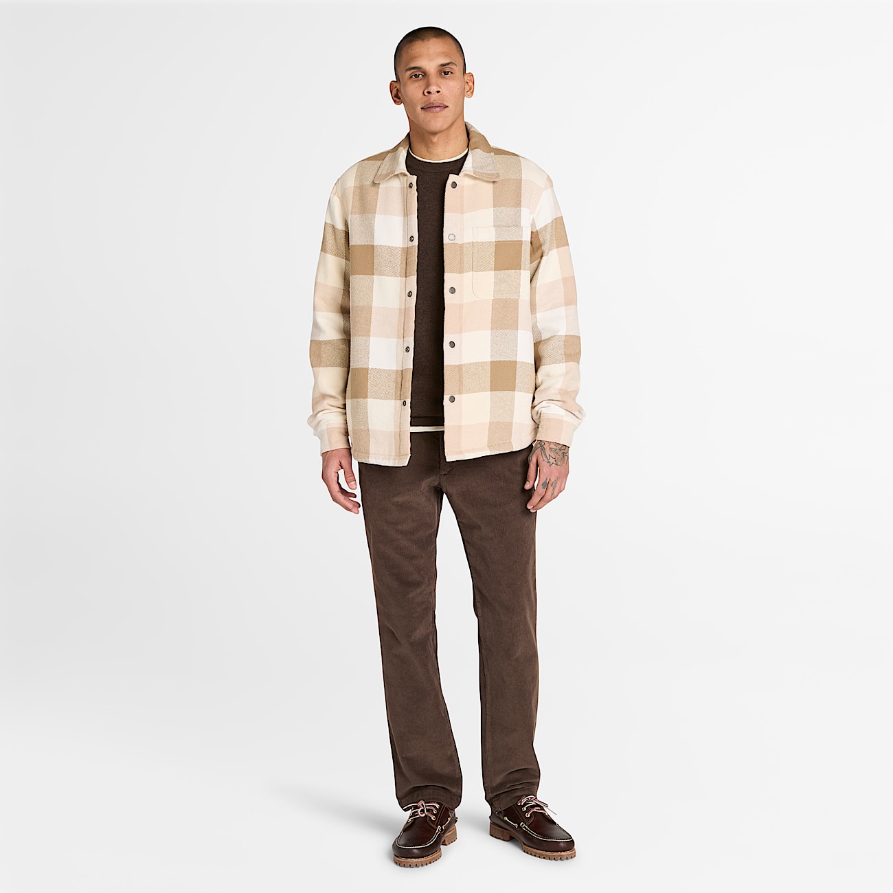 Men's High-Pile Lined Overshirt - 2