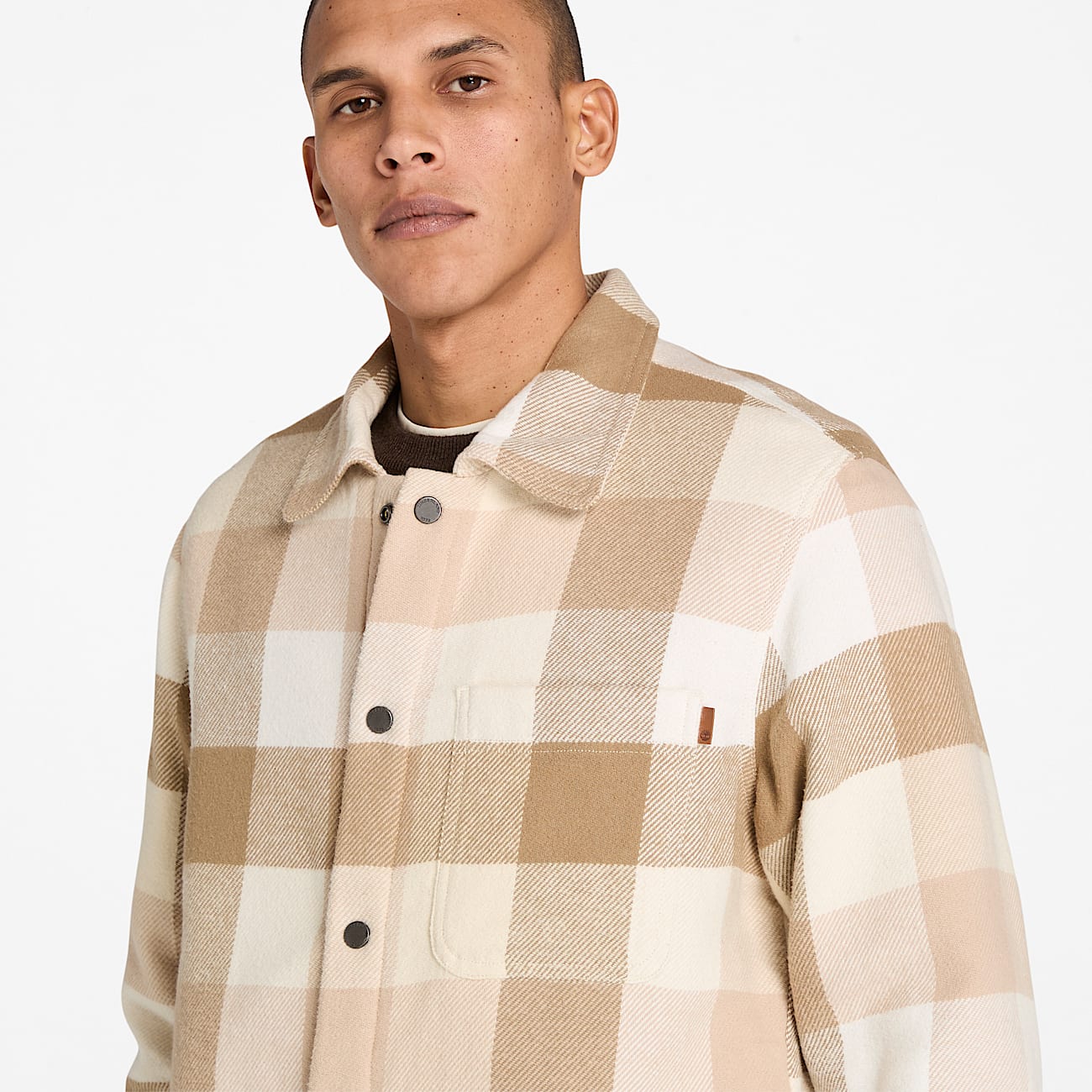 Men's High-Pile Lined Overshirt - 3