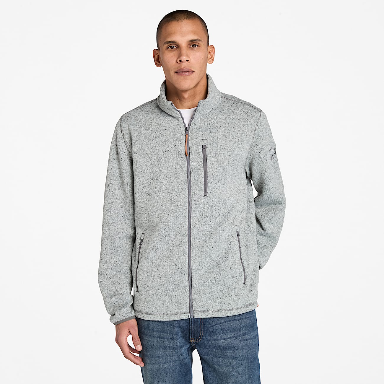 Melange Fleece Jacket - 1