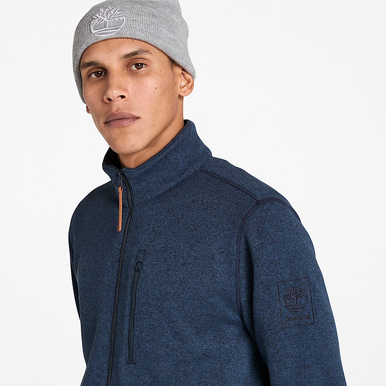 Men's Melange Fleece Jacket - 4