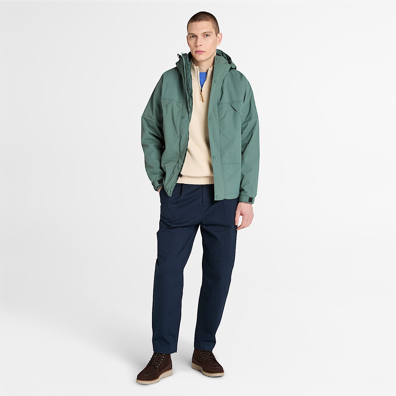 Men's Williams River Textured Quarter-Zip Sweater - 2