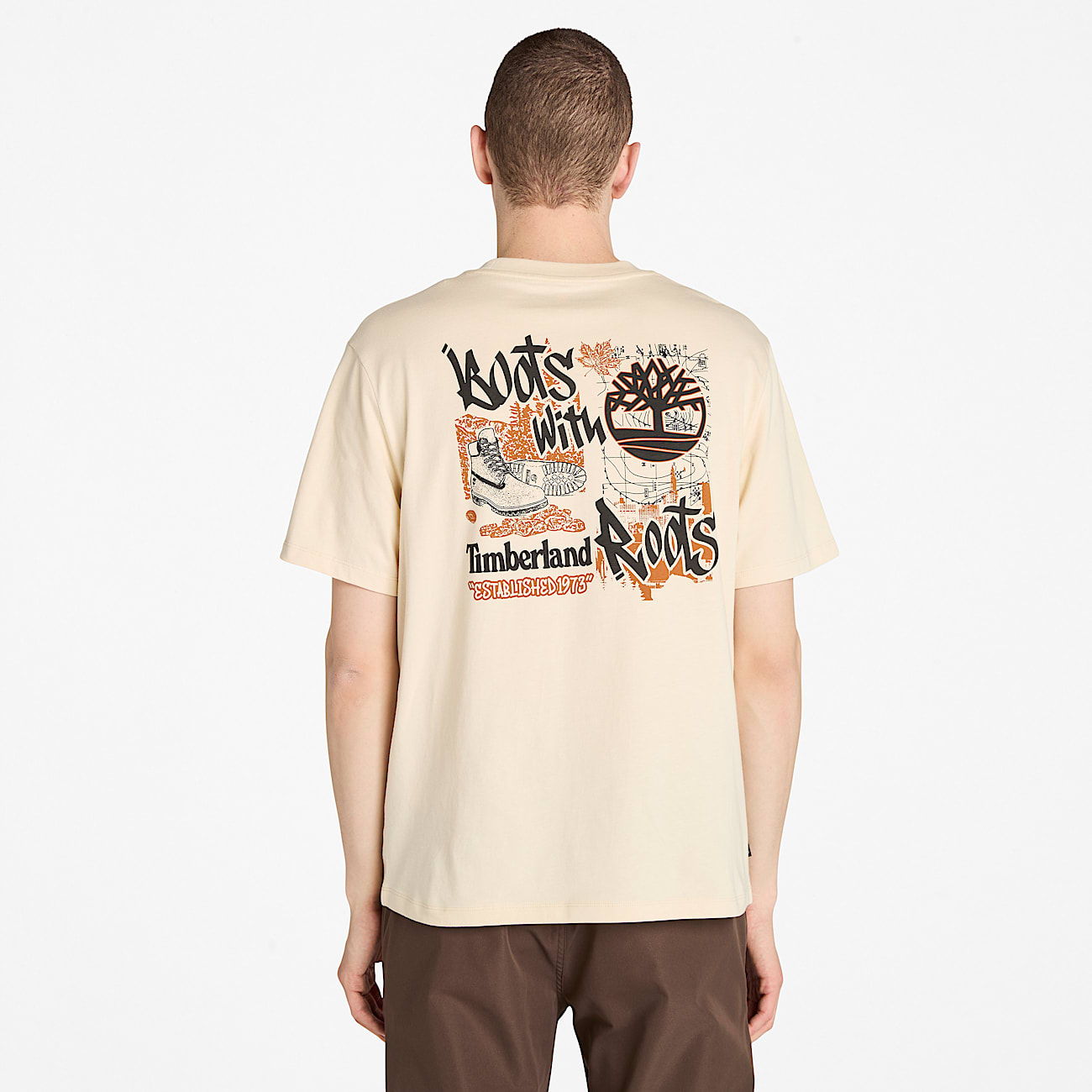 Men's Timberland® Brand Carrier Slogan Back Graphic T-Shirt - 4