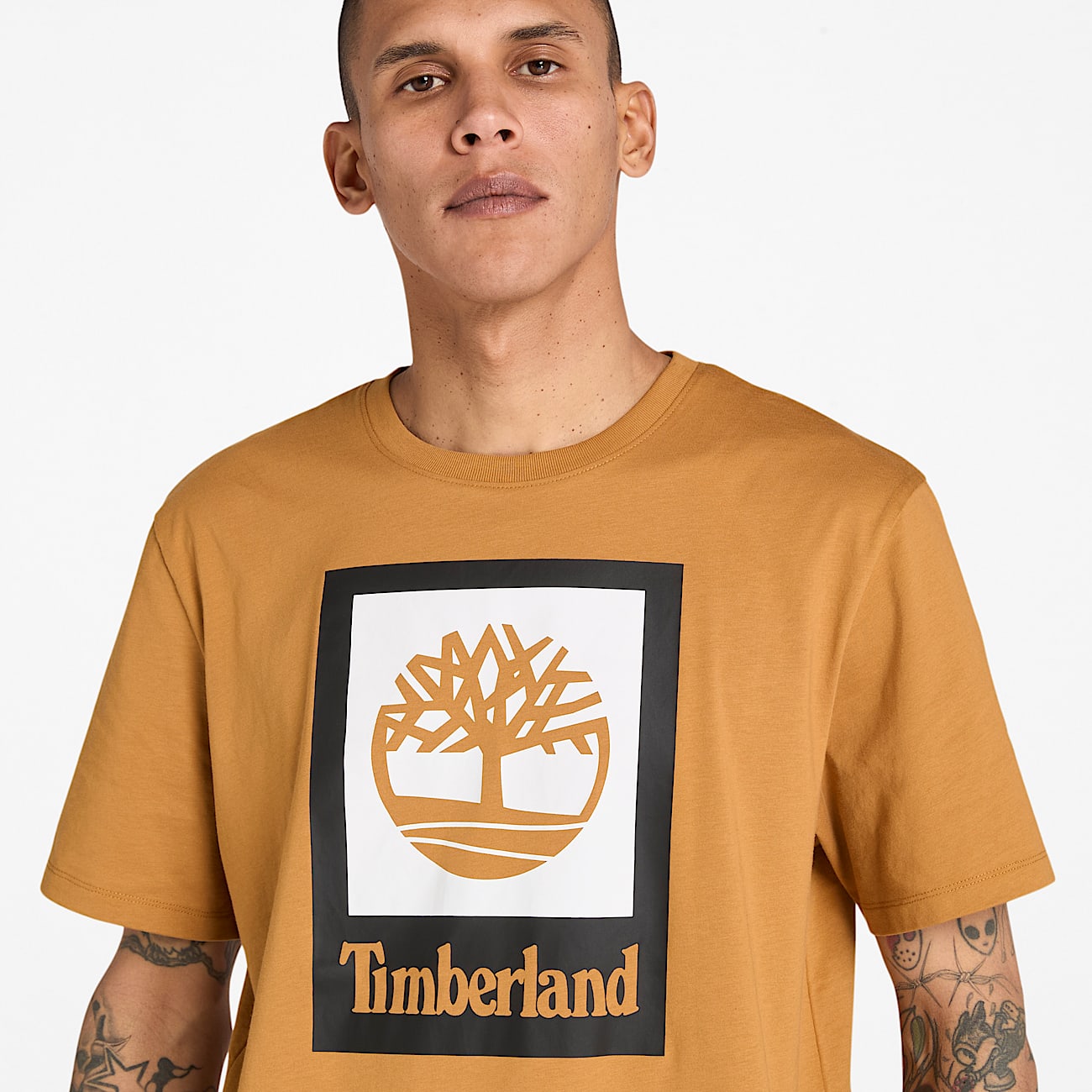 T-Shirt de manga corta Square Stack Logo - 3