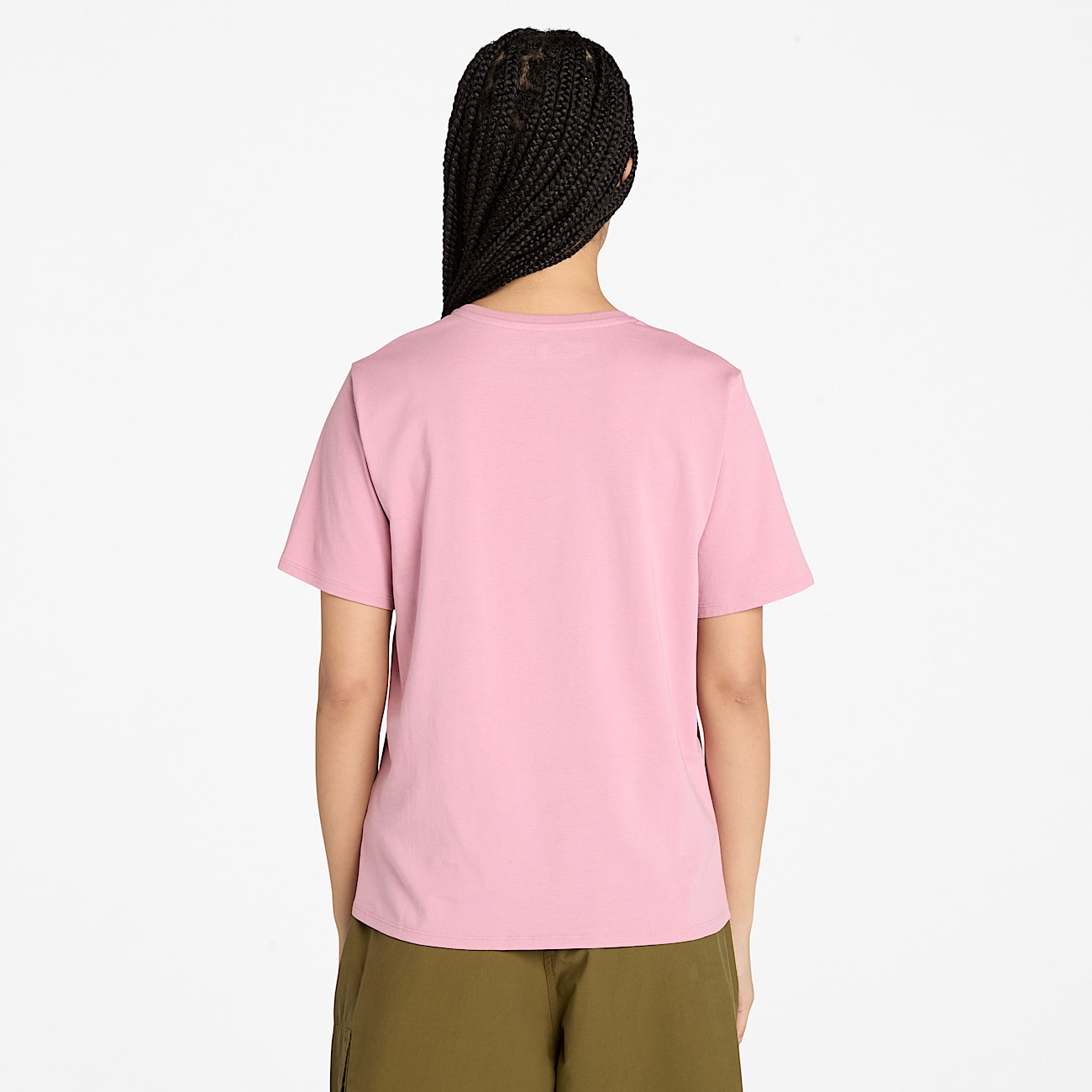 ★UMBRO★ Essential Small Logo Short Sleeve T-Shirt Pink UQ1 Women's Dunstan Short-Sleeve T-Shirt