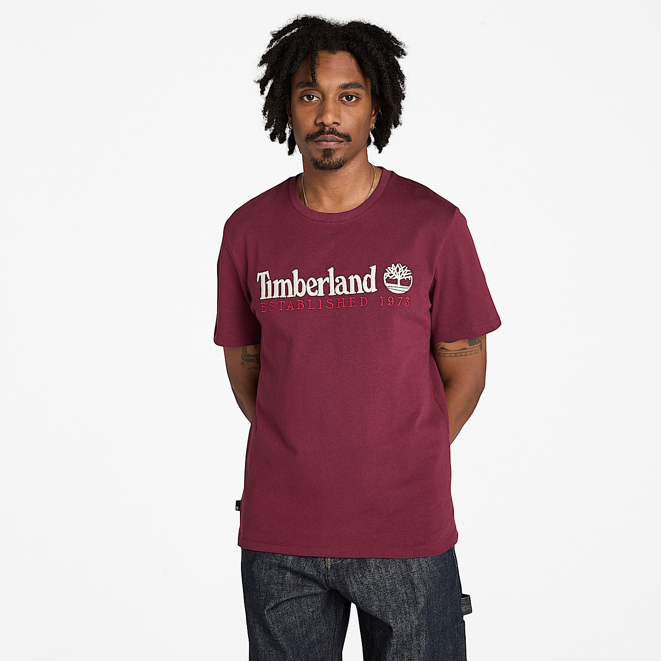 Men's Established 1973 Embroidery Logo T-Shirt - 1