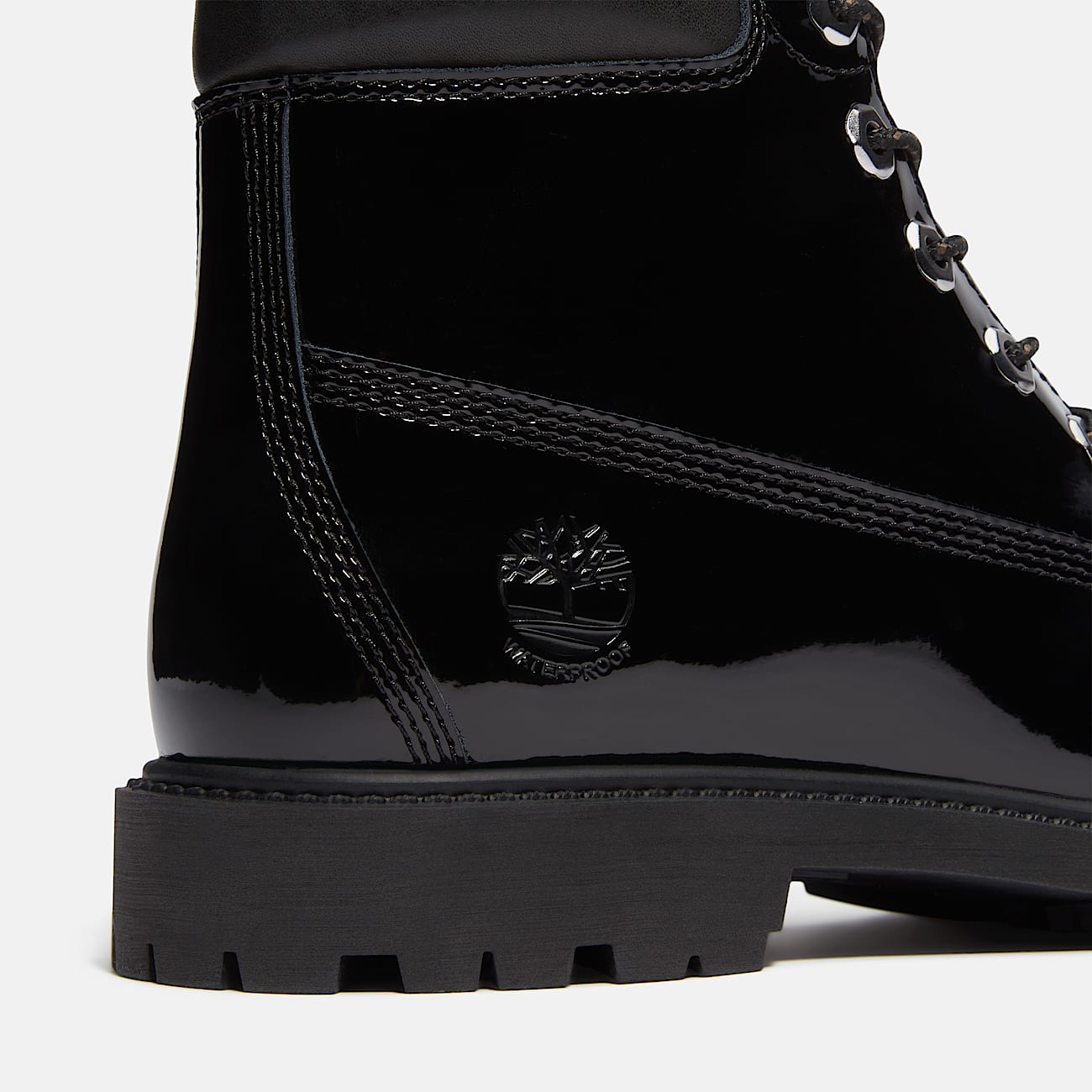 Women's Patent Leather Premium 6-Inch Waterproof Boot - 7