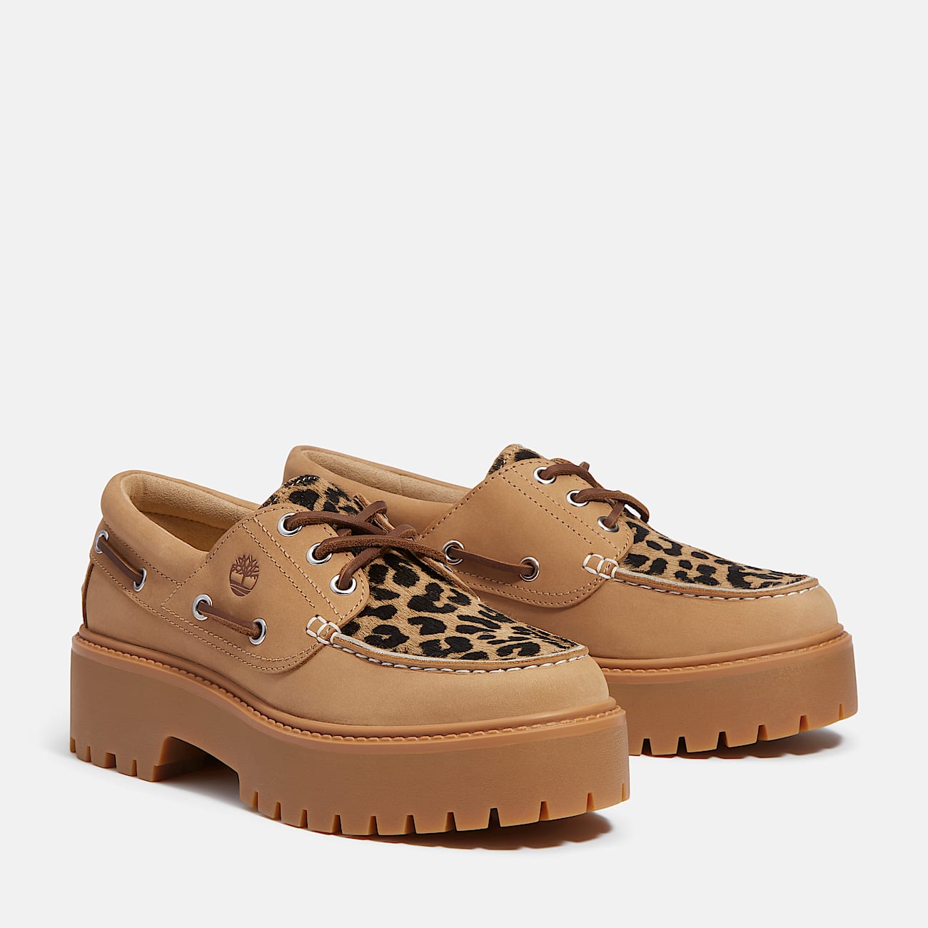 Women's Stone Street Platform Boat Shoe - 4