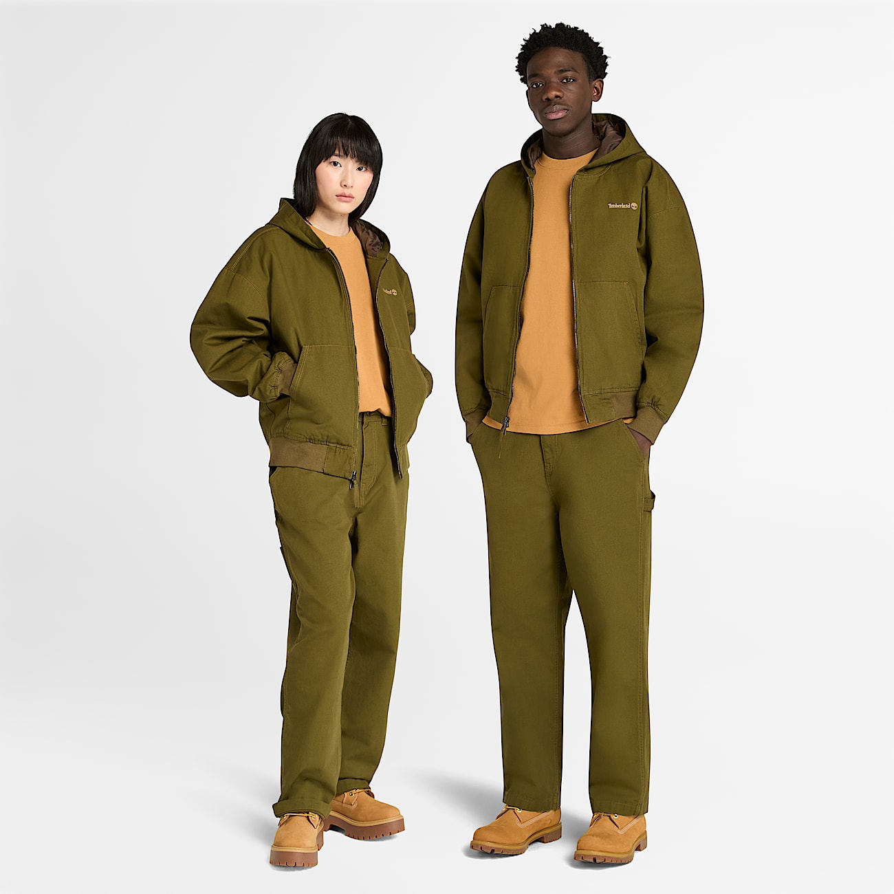 Washed Duck Canvas Hooded Bomber - 3