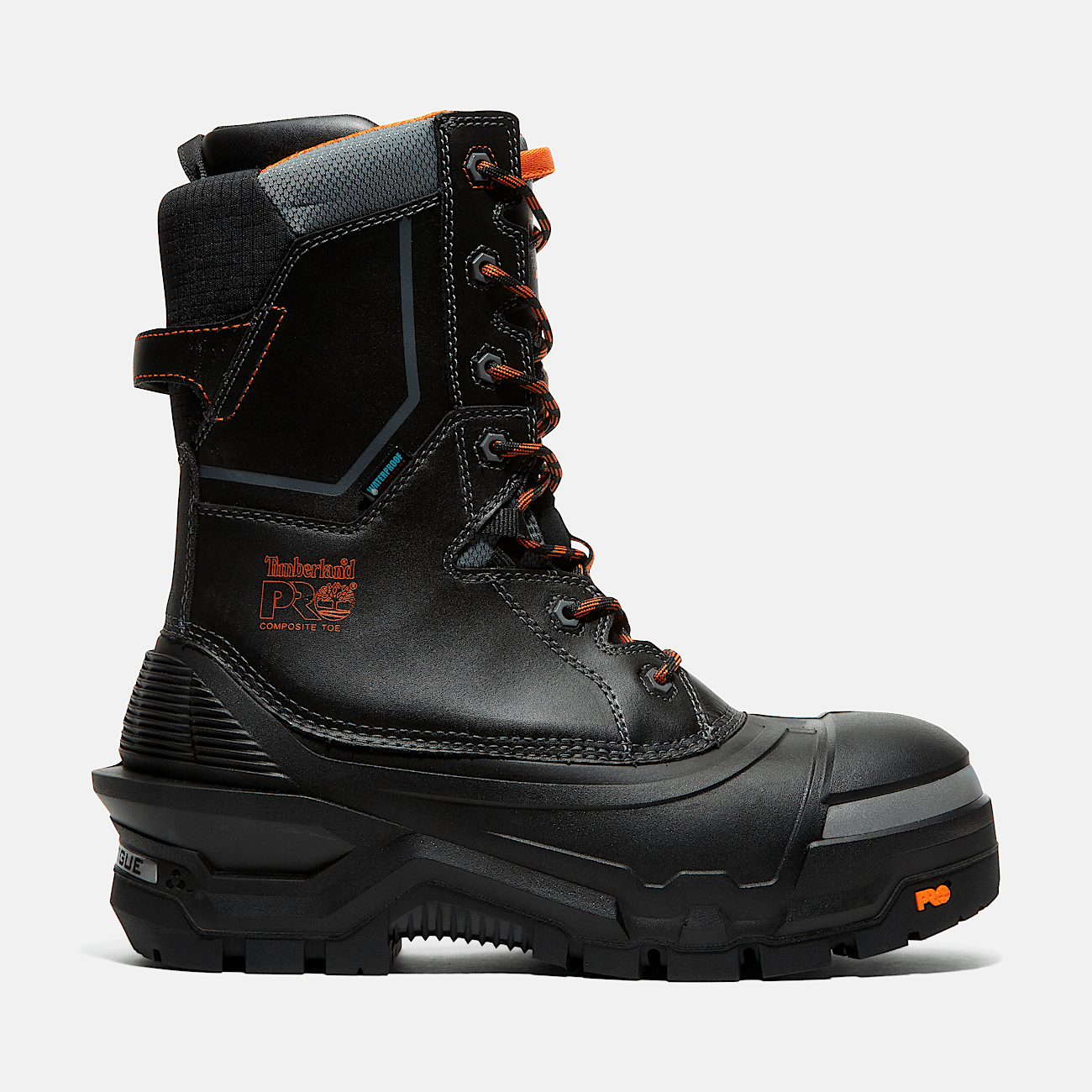 Timberland Pro Men s 10 Pac Max Waterproof Composite Toe Work Boots Black