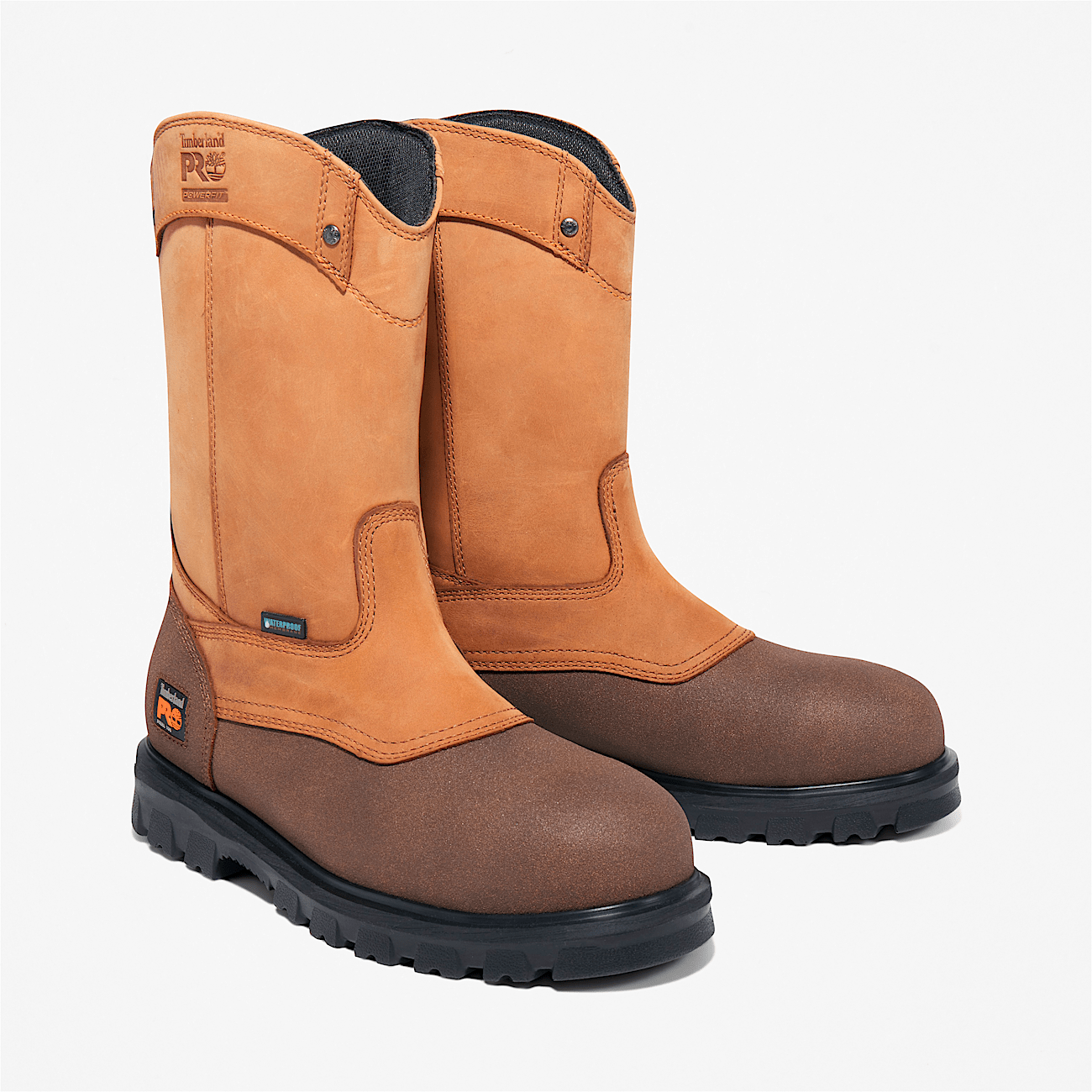 Timberland work boots pull on best sale