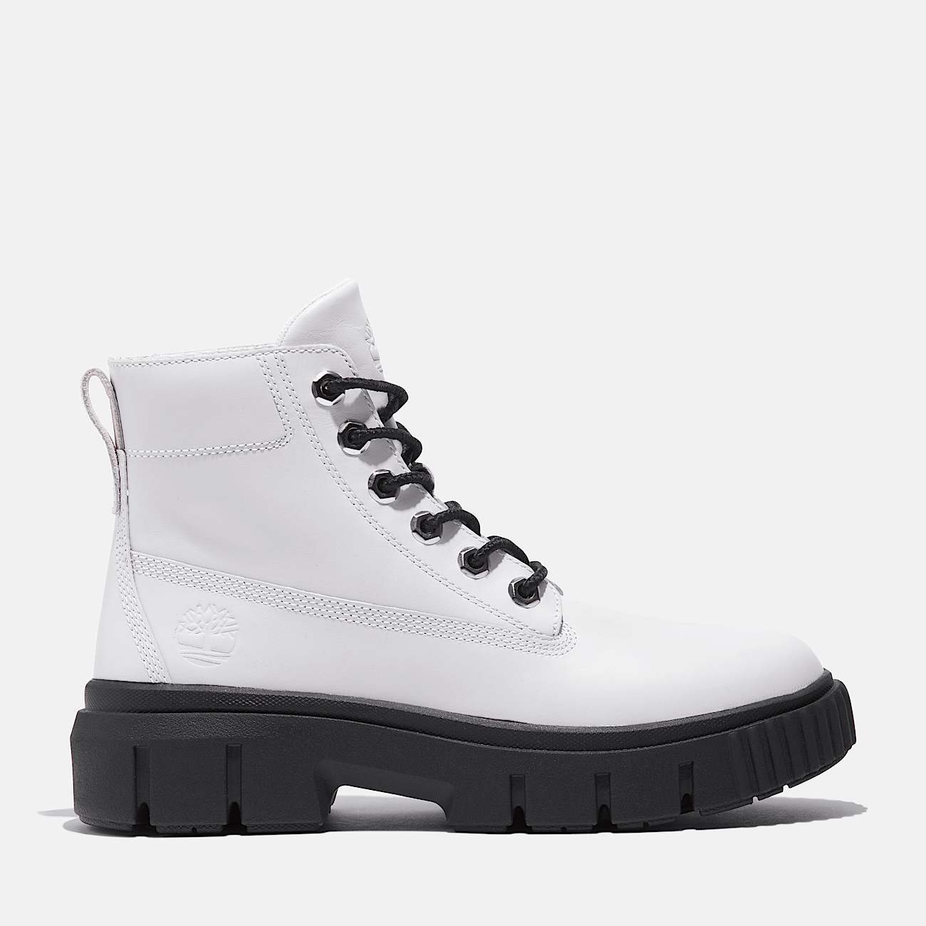Grey and white timberlands women's sales