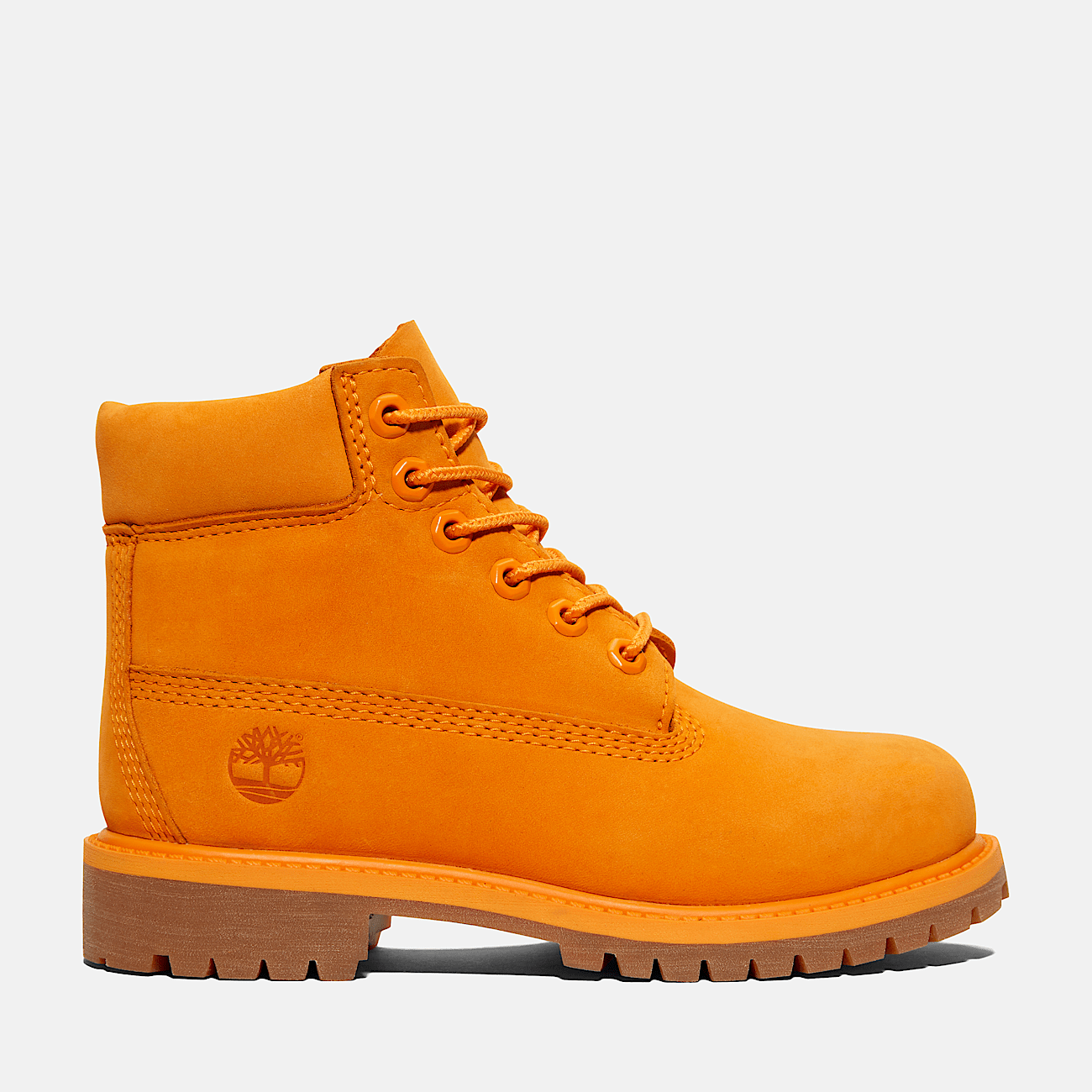 Timberland Toddler 50th Edition Premium 6 Inch Waterproof Boots in Medium Orange Nubuck Size 5 M