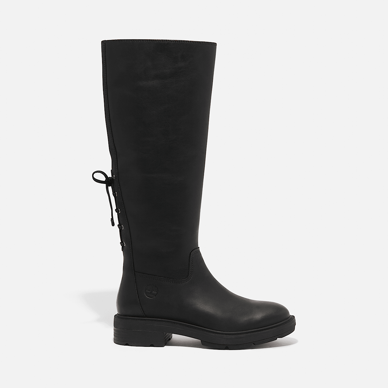 Timberland Women s Brimfield Tall Zip Boot in Blk full grain