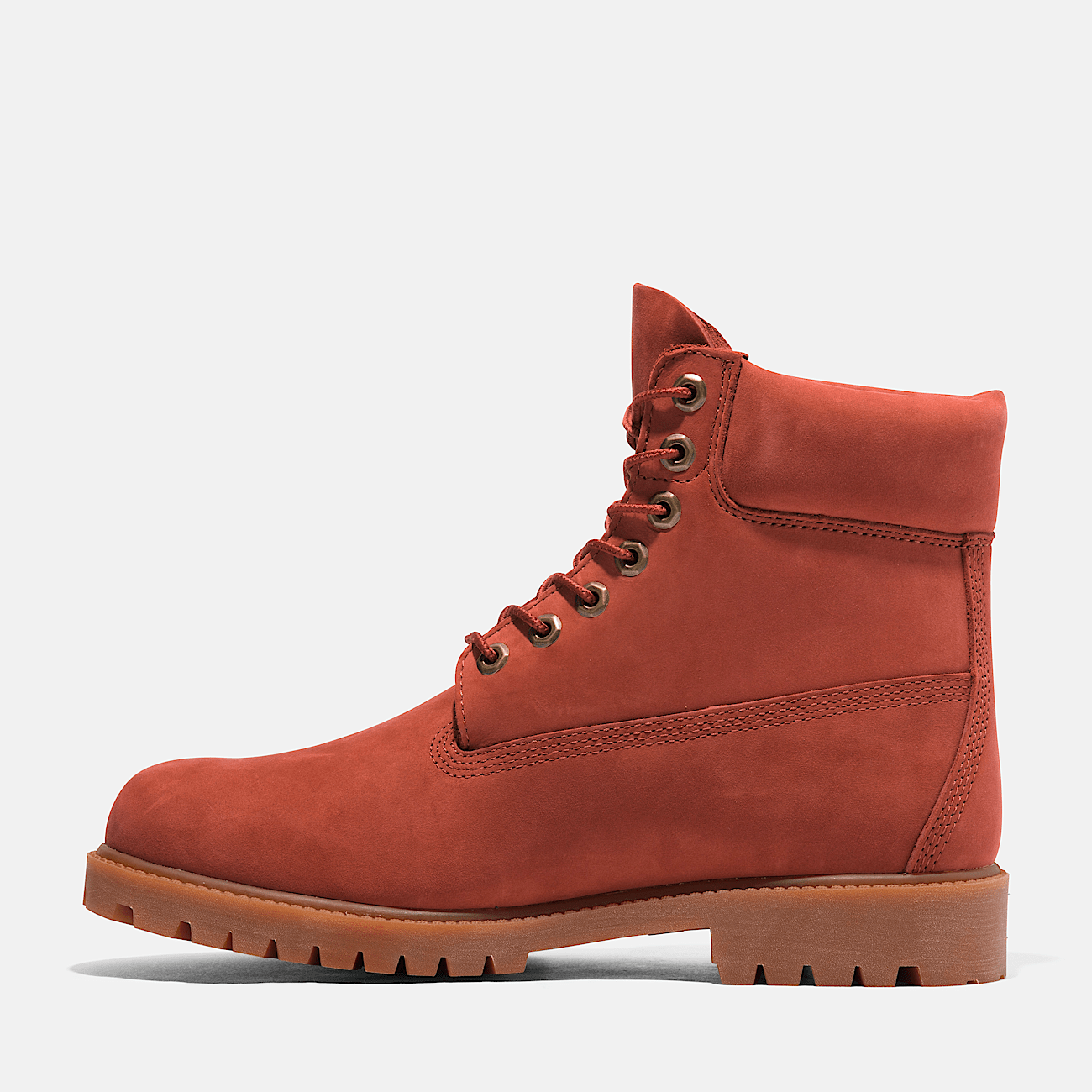 Timberland Red Heritage 6 Inch Lace Up Boots