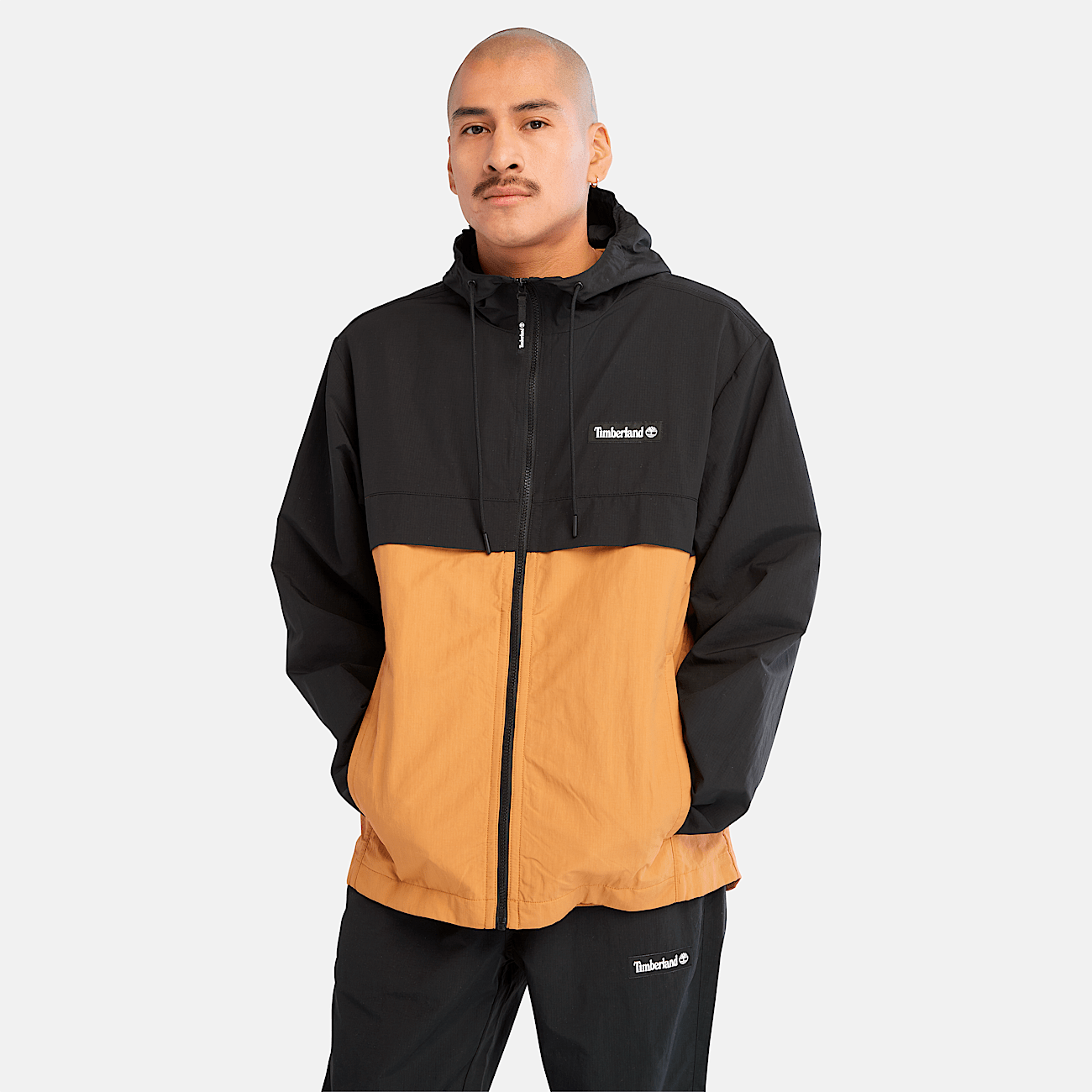 Water Resistant Nylon Windbreaker Black Timberland US