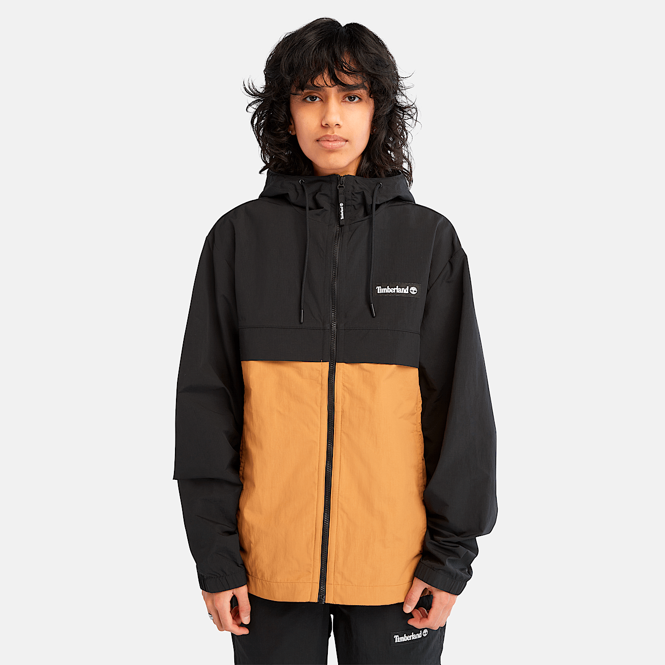 Water Resistant Nylon Windbreaker Black Timberland US