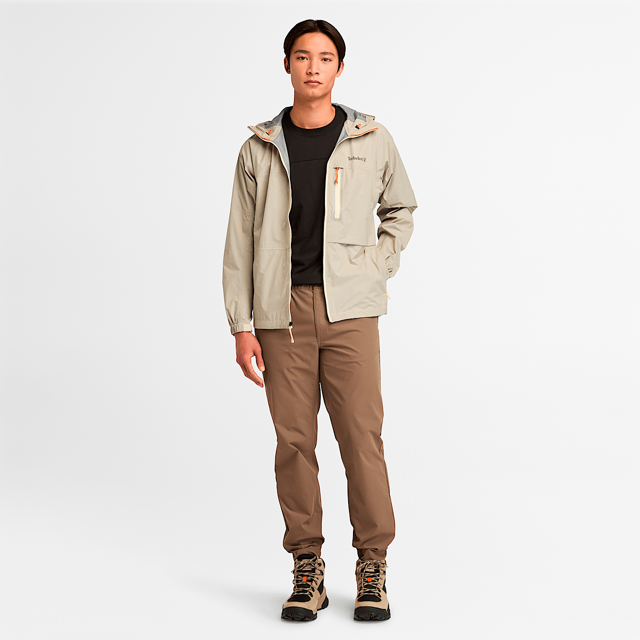 Khaki waterproof jacket mens hot sale