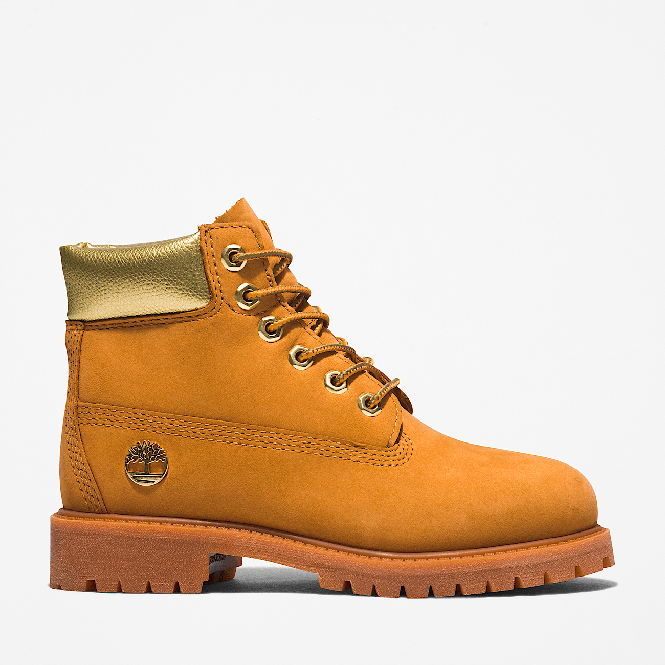Youth Premium 6 Inch Boots in Wheat Gold Timberland US