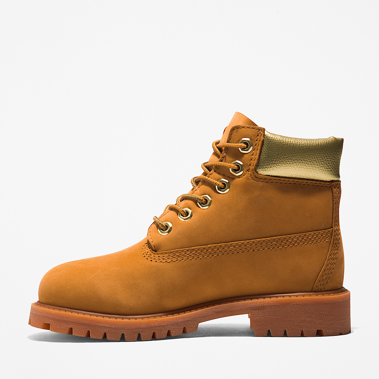 Youth Premium 6 Inch Boots in Wheat Gold Timberland US