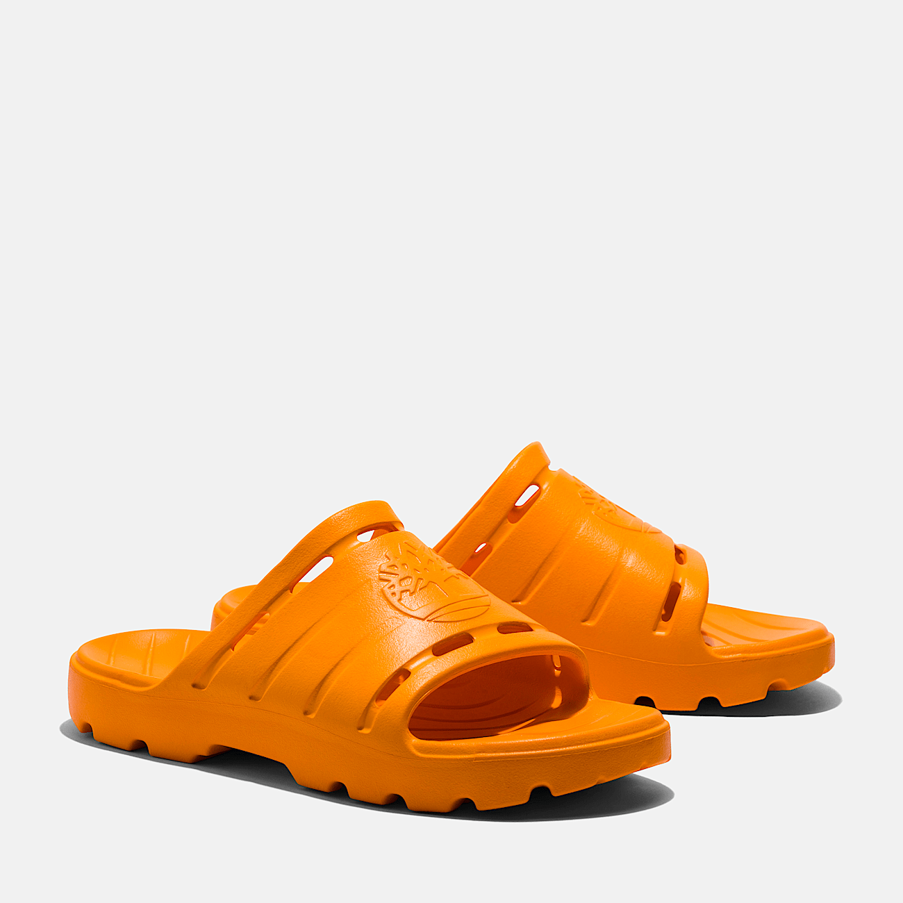 Orange prison sandals top
