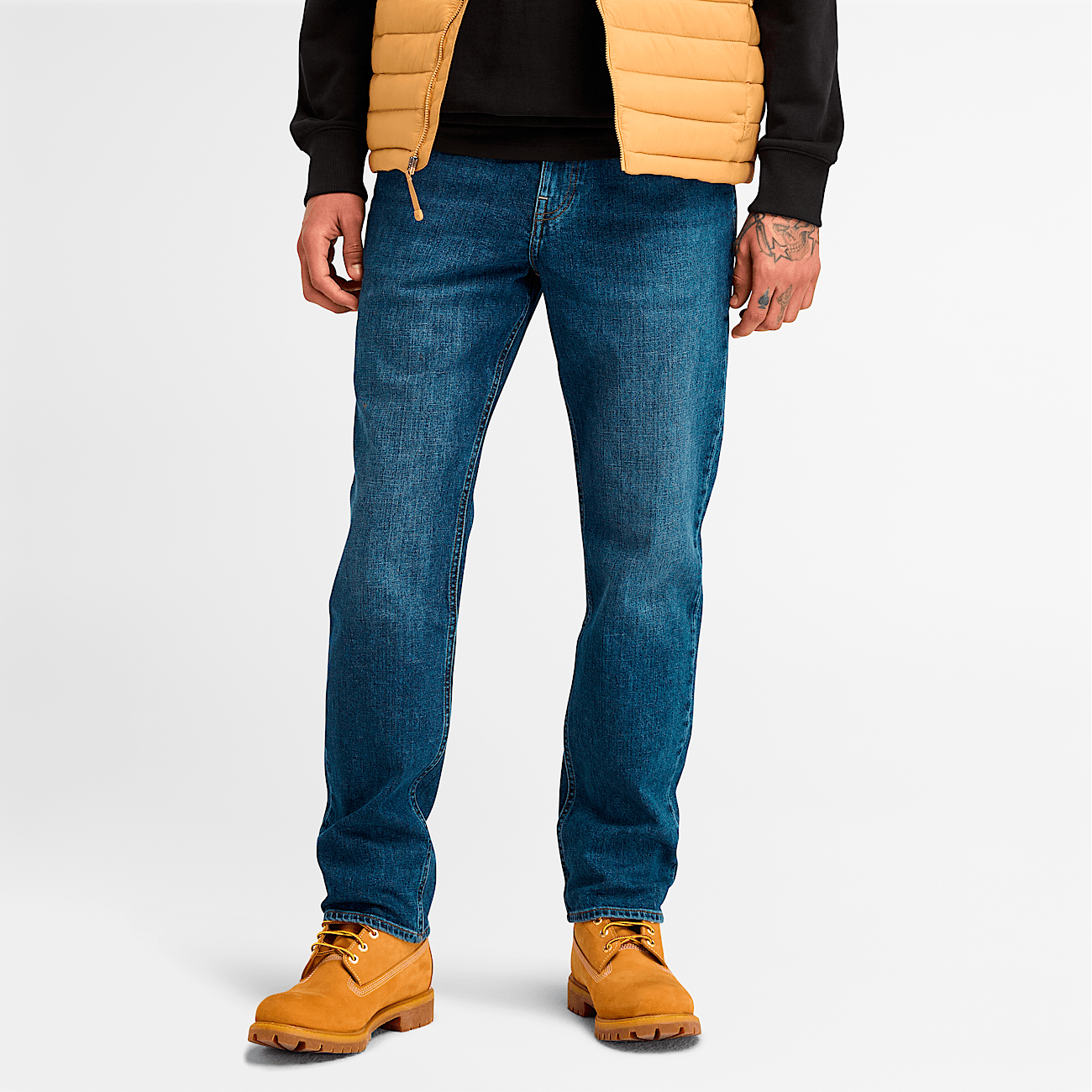 Jeans over timberlands cheap