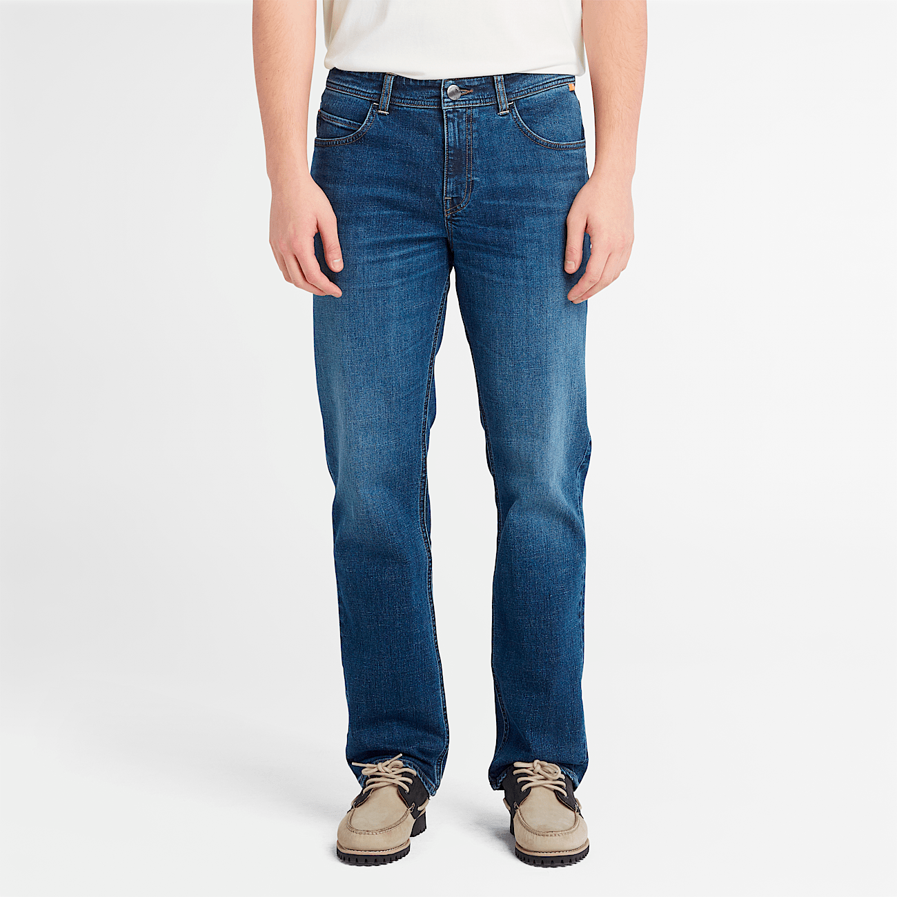 Men's Stretch Core Indigo Denim Straight Fit Pant