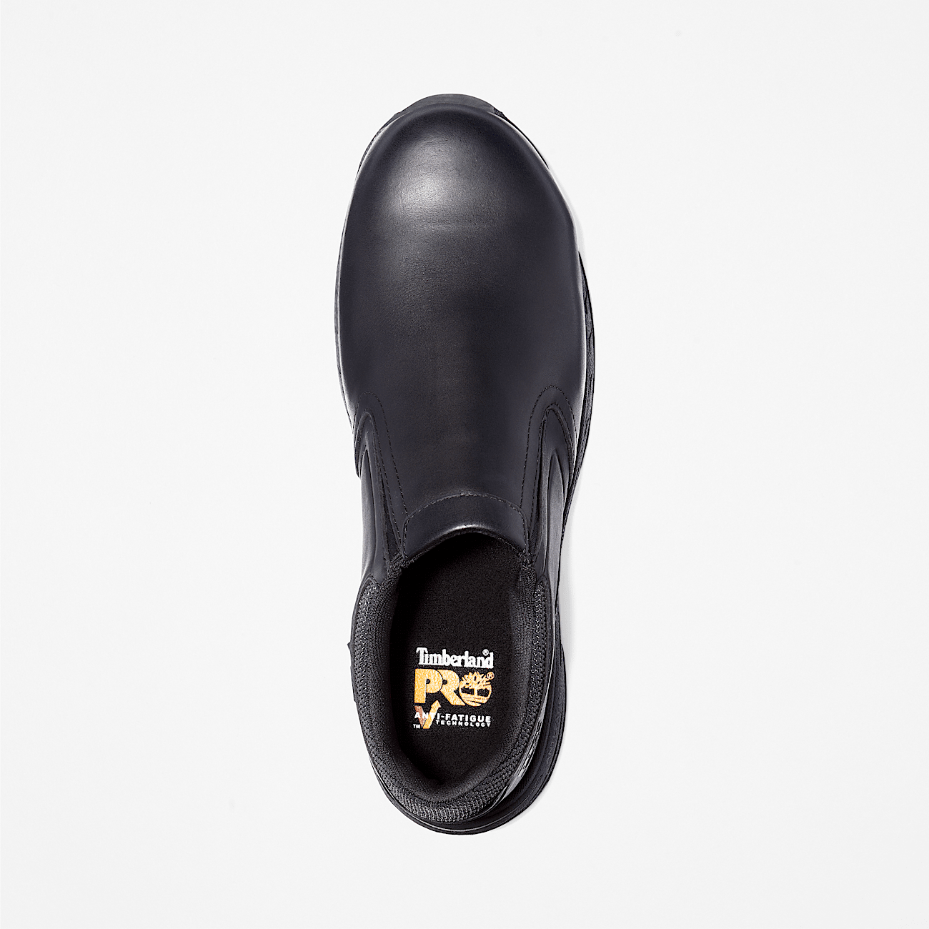 Black leather slip on boots online