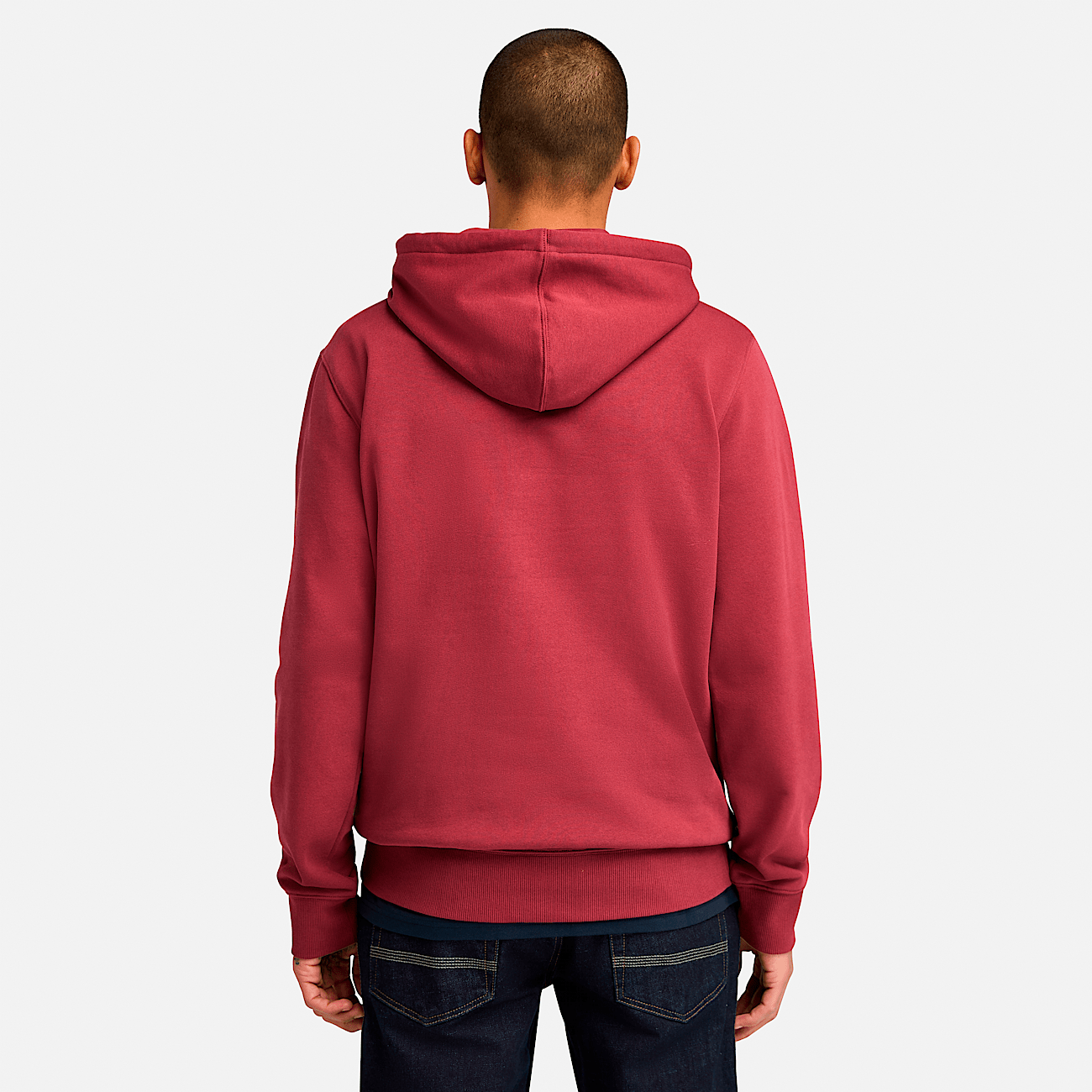 Timberland Men s Tree logo Hoodie in Cordovan