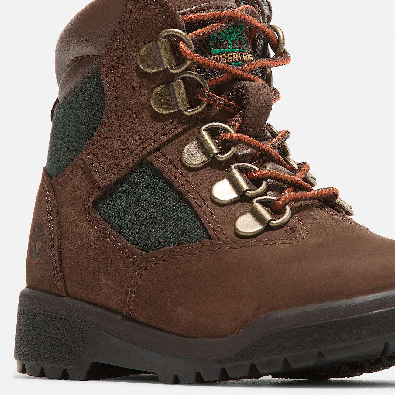 Toddler 6 Inch Field Boots Dark Brown Nubuck Timberland US